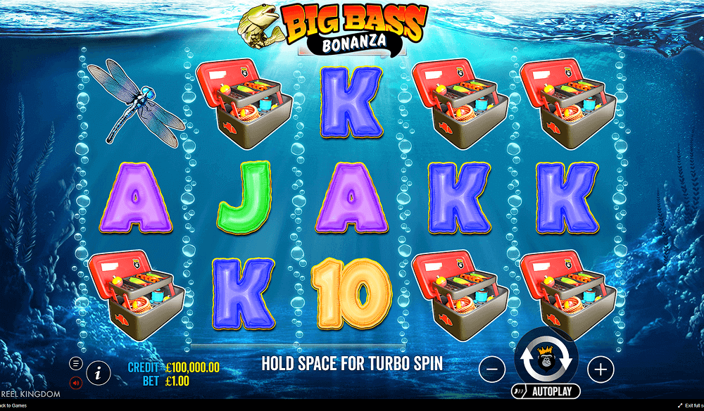 Графика слота Big Bass Bonanza