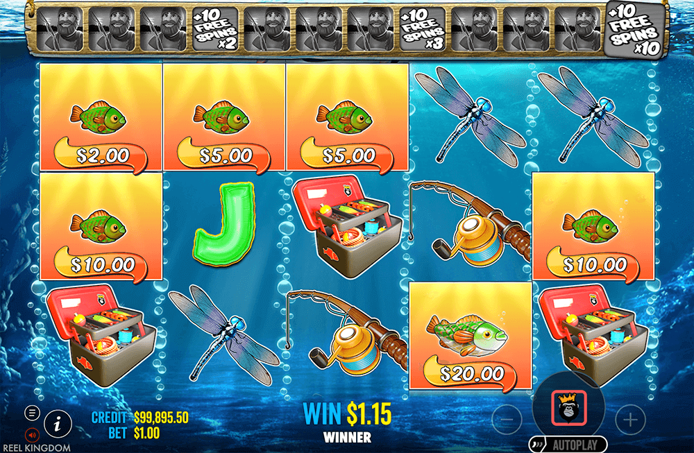 Множители в Big Bass Bonanza
